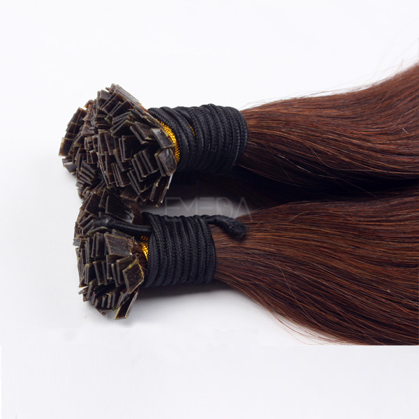 China Invisible Human Hair Extensions Supplier Remy Double Drawn Keratin Hair Extensions Factory LM348 